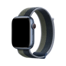 Řemínek DUX DUCIS pro Apple Watch 45mm / 46mm / 44mm / 42mm - nylonový - zelený / modrý