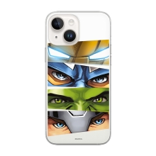 Kryt MARVEL pro Apple iPhone 14 Plus - Avengers - gumový - průhledný