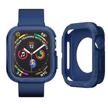 Kryt pro Apple Watch 44mm / 45mm - gumový - tmavě modrý