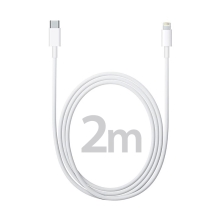 Originálny kábel Apple USB-C / Lightning - 2 m - Biely