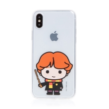 Kryt Harry Potter pre Apple iPhone Xs Max - gumový - Ron Weasley - priehľadný