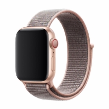 Remienok DEVIA pre Apple Watch 41 mm / 40 mm / 38 mm - nylonový - ružový