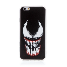 Kryt MARVEL pre Apple iPhone 6 / 6s - Venom - gumový - čierny