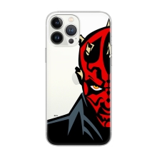 Kryt STAR WARS pre Apple iPhone 12 / 12 Pro - Darth Maul - gumový - priehľadný