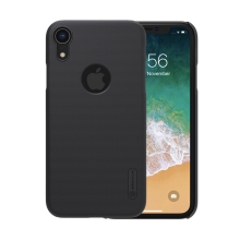 NILLKIN Super matný kryt pre Apple iPhone Xr - plastový - s výrezom na logo - čierny