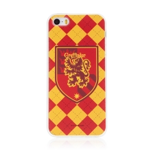 Kryt Harry Potter pro Apple iPhone 5 / 5S / SE - gumový - emblém Nebelvíru