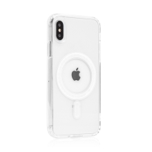 Kryt SWISSTEN Clear Jelly MagStick pre Apple iPhone Xs Max - priehľadný