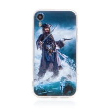 DISNEY kryt pre Apple iPhone Xr - Piráti z Karibiku - Jack Sparrow - gumový