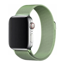 Řemínek pro Apple Watch 45mm / 46mm / 44mm / 42mm - magnetický - nerezový - mátově zelený