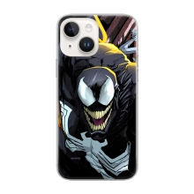 Kryt MARVEL pre Apple iPhone 14 - Venom - gumový - čierny