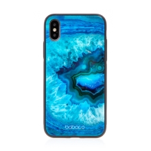 Kryt BABACO pro Apple iPhone Xs Max - skleněný - Akvamarín