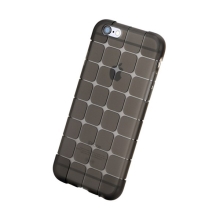 Gumový kryt ROCK pre Apple iPhone 6 Plus / 6S Plus - 3D kocky - priehľadný - svetlosivý