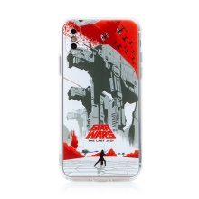 Kryt STAR WARS pre Apple iPhone X / Xs - Last of the Jedi - Battlefield - gumový