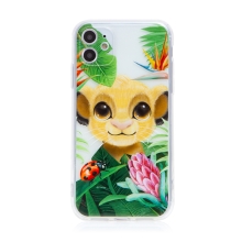 DISNEY kryt pre Apple iPhone 11 - Leví kráľ - Simba - gumový - priehľadný