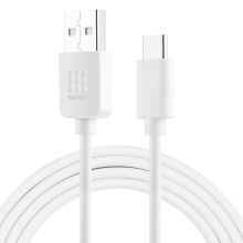 Synchronizačný a nabíjací kábel HAWEEL USB-A / USB-C - 2 m - biely