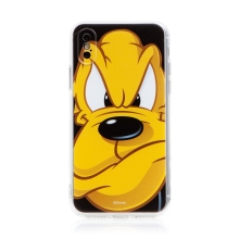 Kryt DISNEY pro Apple iPhone X / Xs - pes Pluto - gumový - černý