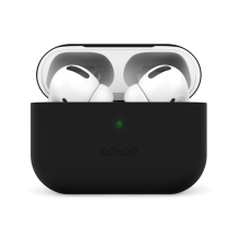 EPICO puzdro / obal pre Apple AirPods Pro - silikónové - čierne