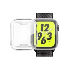 Kryt pre Apple Watch 4 / 5 / 6 / SE 40 mm - strieborný - gumový