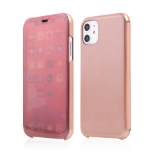 Pouzdro pro Apple iPhone 11 Pro - průsvitné - plastové - Rose Gold růžové