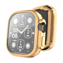 Kryt / obal ENKAY pro Apple Watch Ultra / Ultra 2 49mm + ochrana displeje - gumový - zlatý