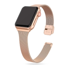 Řemínek TECH-PROTECT pro Apple Watch 41mm / 40mm / 38mm - nerezový - úzký - zlatý