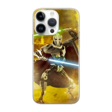 Kryt STAR WARS pro Apple iPhone 14 Pro - Generál Grievous - gumový