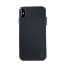 MERCURY Sky slide cover pre Apple iPhone Xs Max - slot na kreditnú kartu - plast/guma - čierny