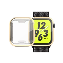 Kryt pro Apple Watch 4 / 5 / 6 / SE 40mm - zlatý - gumový