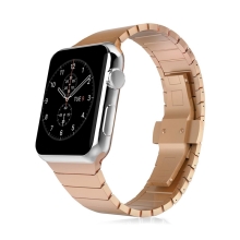 Řemínek pro Apple Watch 42mm / 41mm / 40mm / 38mm - ocelový - Rose Gold