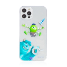 Kryt DISNEY pro Apple iPhone 12 / 12 Pro - Příšerky s.r.o. - Sulley a Mike - gumový - průhledný