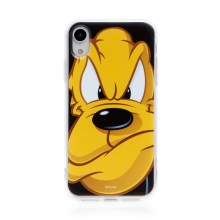 Kryt DISNEY pro Apple iPhone Xr - pes Pluto - gumový - černý