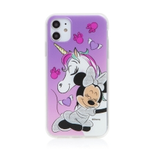 Kryt DISNEY pro Apple iPhone 11 - myška Minnie - Minnie a jednorožec - gumový