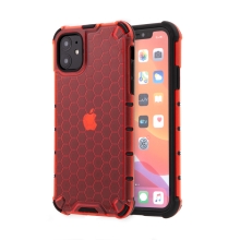 Kryt pro Apple iPhone 11 - plastový / gumový - černý / červený