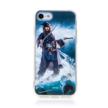 DISNEY kryt pre Apple iPhone 7 / 8 / SE (2020) / SE (2022) - Piráti z Karibiku - Jack Sparrow - gumový