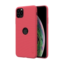 Kryt NILLKIN Super Frosted pro Apple iPhone 11 Pro Max - plastový - s výřezem pro logo - červený