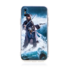 Kryt DISNEY pro Apple iPhone X / Xs - Piráti z Karibiku - Jack Sparrow - gumový