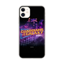 Kryt MARVEL pro Apple iPhone 11 - Strážci Galaxie - Rocket a Groot - gumový