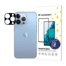 Tvrzené sklo (Tempered Glass) WOZINSKY pro Apple iPhone 13 Pro - na zadní kameru - černé