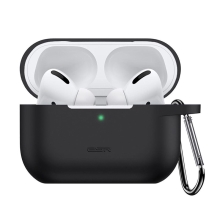 Pouzdro ESR pro Apple AirPods Pro 1 / 2 - karabina - silikonové - černé