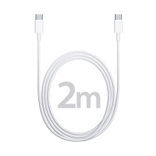 Originálny synchronizačný a nabíjací kábel Apple USB-C - 2 m - Biely