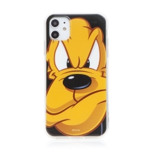 Kryt DISNEY pre Apple iPhone 11 - Pes Pluto - gumový - čierny