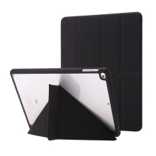 Pouzdro pro Apple iPad 9,7" (2017 / 2018) / iPad Air 1 / 2 - origami stojánek - černé