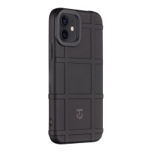 Kryt TACTICAL Infantry pro Apple iPhone 12 / 12 Pro - protiskluzový - gumový - černý