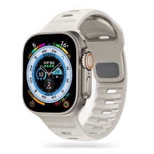 Řemínek TECH PROTECT pro Apple Watch Ultra 49mm / 46mm / 45mm / 44mm / 42mm - silikonový - hvězdně béžový