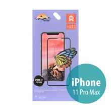 Tvrzené sklo (Tempered Glass) RURIHAI pro Apple iPhone Xs Max / 11 Pro Max - černý rámeček - 2,5D - 0,26mm