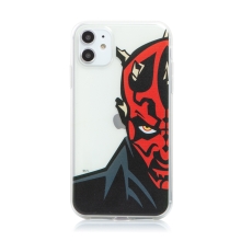 Kryt STAR WARS pre Apple iPhone 11 - Darth Maul - gumový - priehľadný