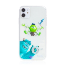 Kryt DISNEY pro Apple iPhone 11 - Příšerky s.r.o. - Sulley a Mike - gumový - průhledný