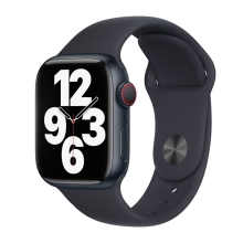 Originální řemínek pro Apple Watch Ultra 49mm / 46mm / 45mm / 44mm / 42mm - silikonový - temně inkoustový