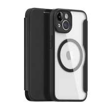 Pouzdro DUX DUCIS Skin X pro Apple iPhone 14 Plus - stojánek - umělá kůže - černé