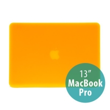 Tenké ochranné plastové puzdro pre Apple MacBook Pro 13 (model A1278) - matné - oranžové